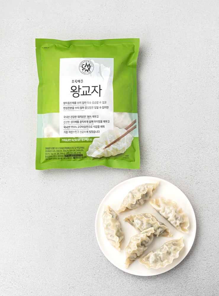 초록마을 왕교자 제품 이미지