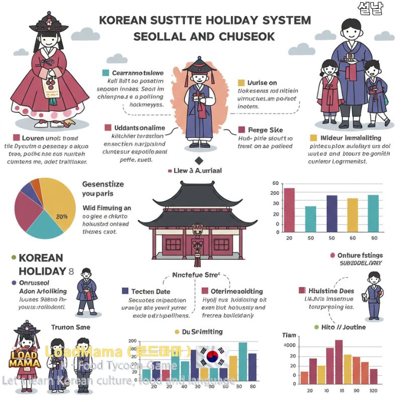 한국 대체공휴일 제도를 설명하는 순서도형 인포그래픽
