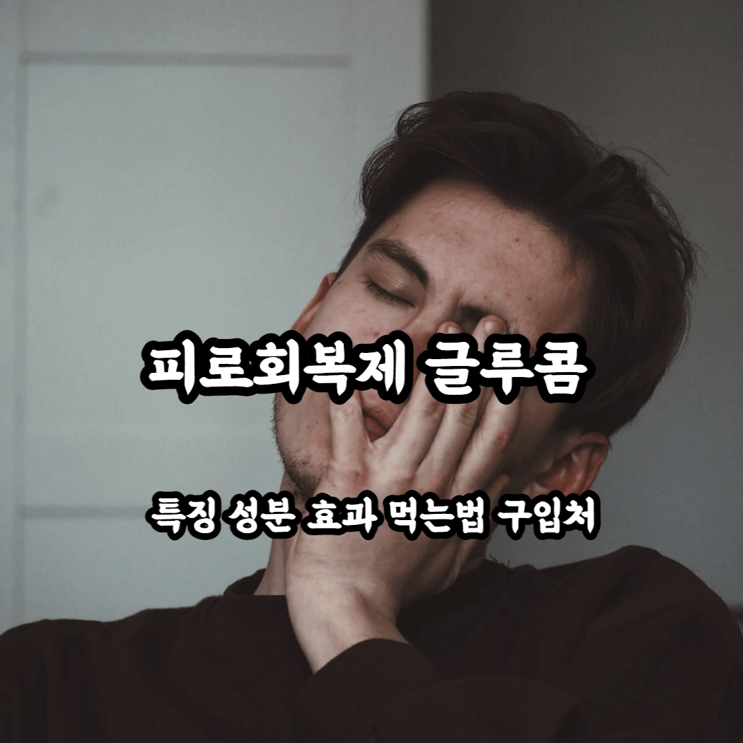 피로회복제 글루콤 블로그 썸네일