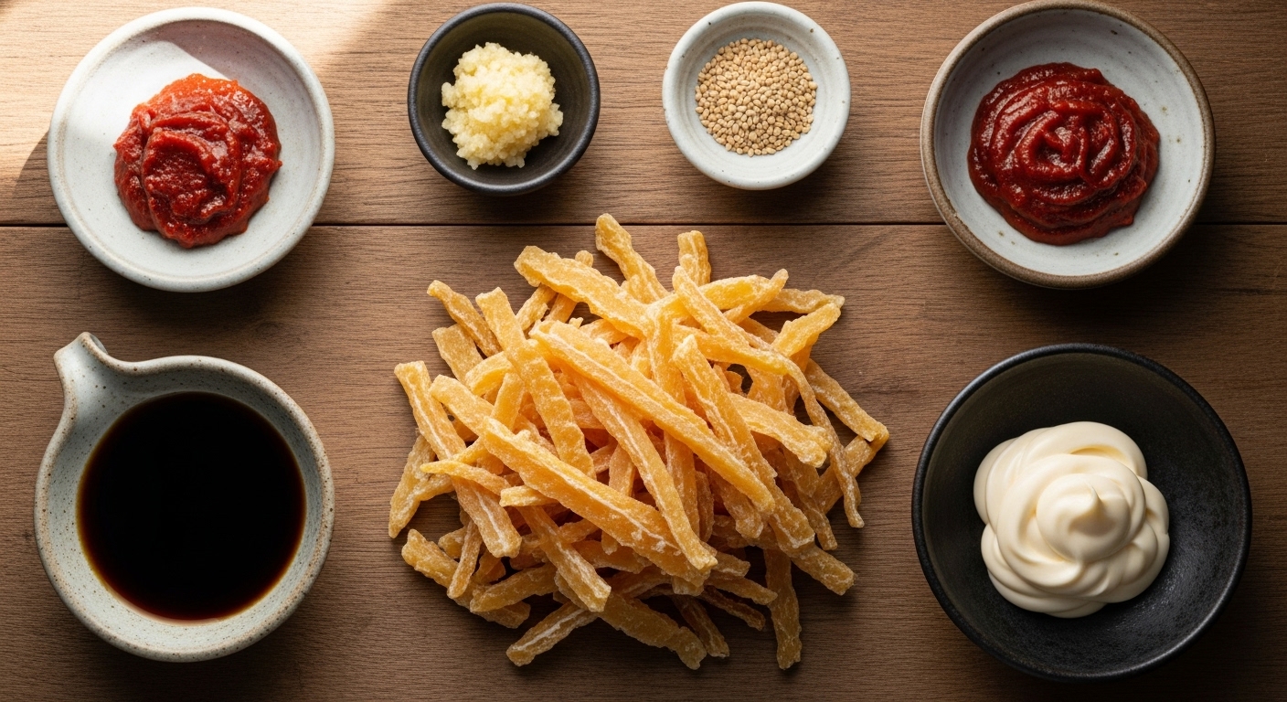 황태채 무침 만드는 법