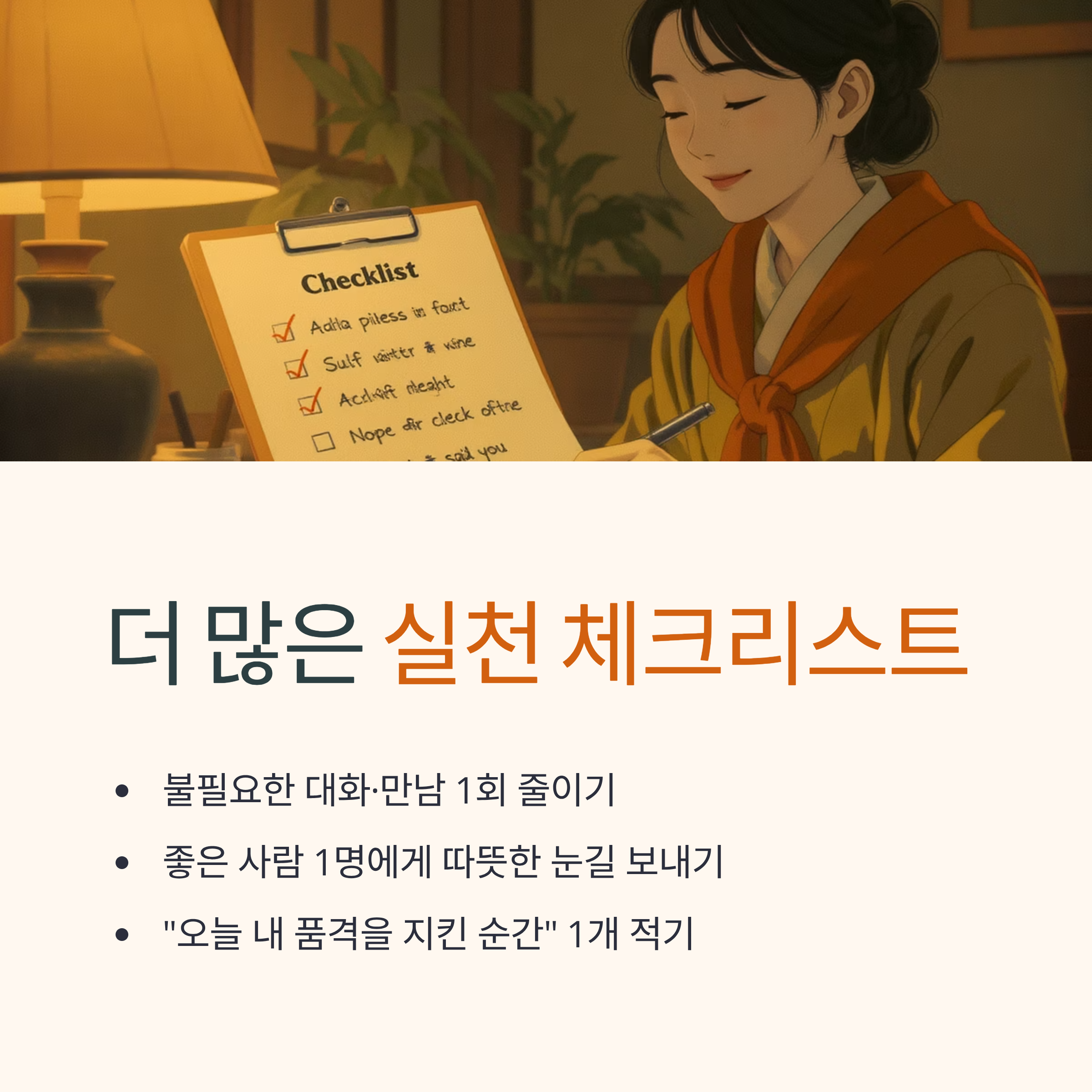 내면이 미성숙한 사람 특징과 대처법｜품격을 지키는 7가지 실천 체크리스트