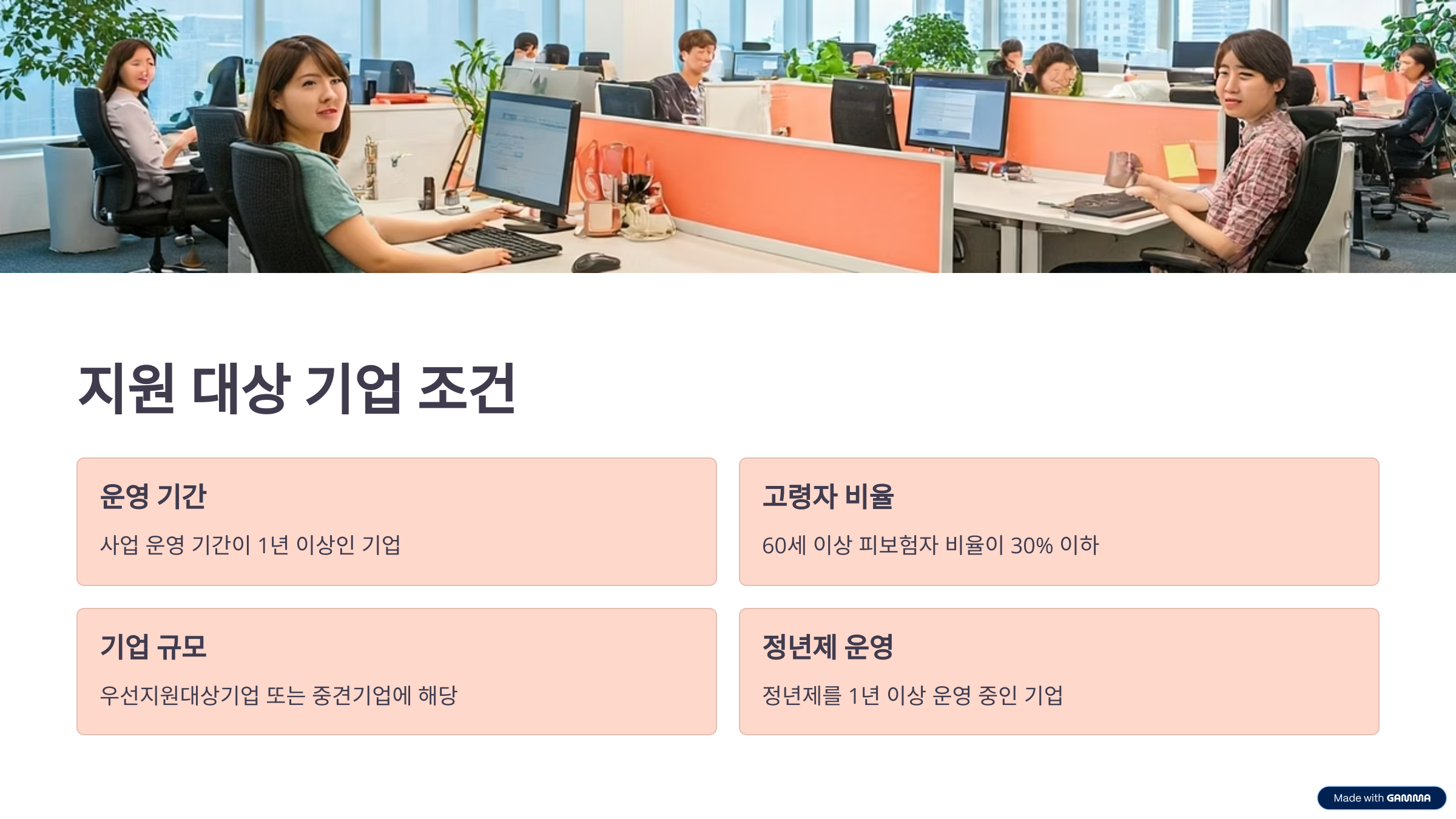 60세 이상 고령자 고용지원금