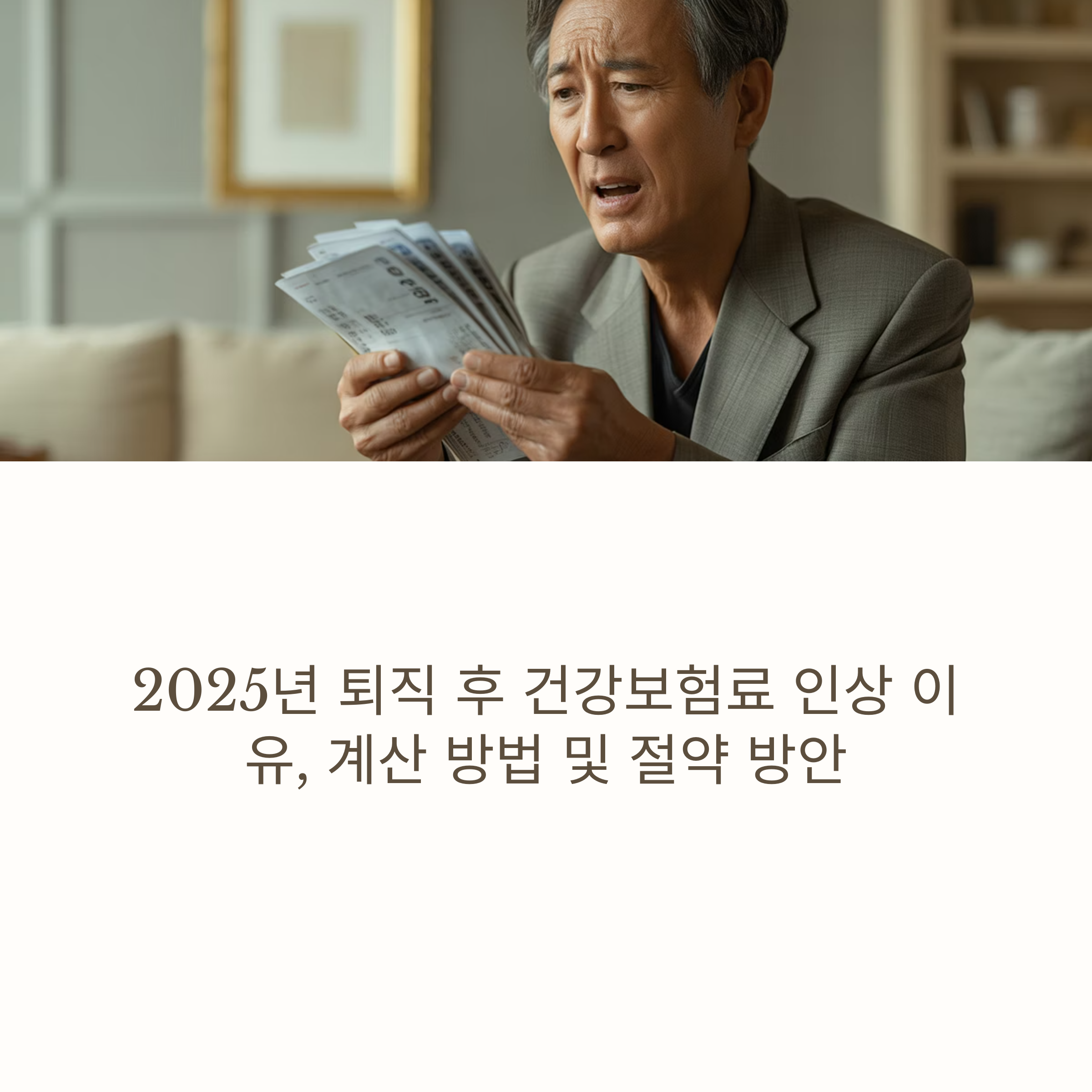 2025년 퇴직 후 건강보험료1