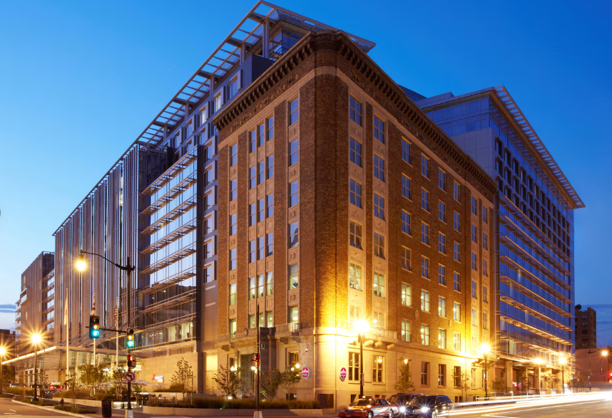 Washington Marriott Marquis, 미국 : 부대시설, 객실, 소개, 관광, 어메니티