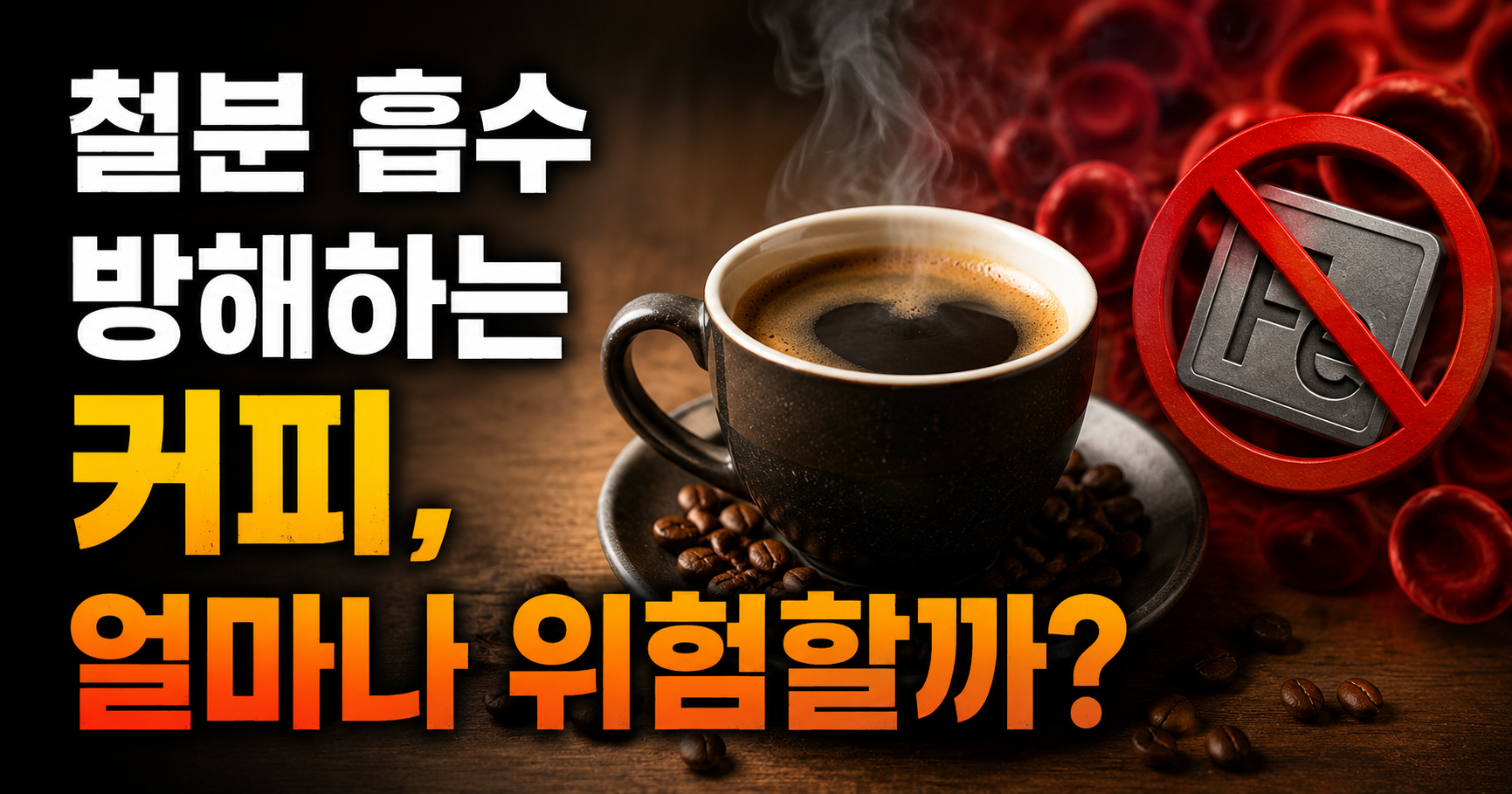커피와 철분제 같이 먹어도 될까?
