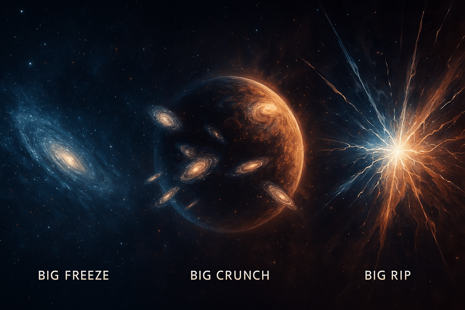 다양한 종말 이론에 대한 이미지