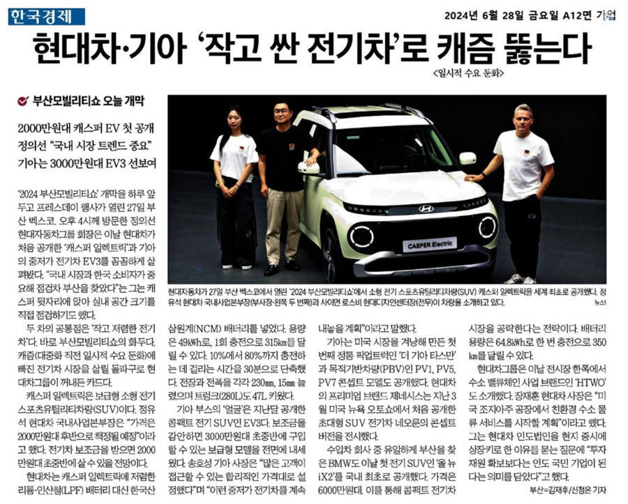 전기차 캐즘 리스크