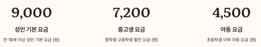 7200번 공항버스 요금 정리 이미지