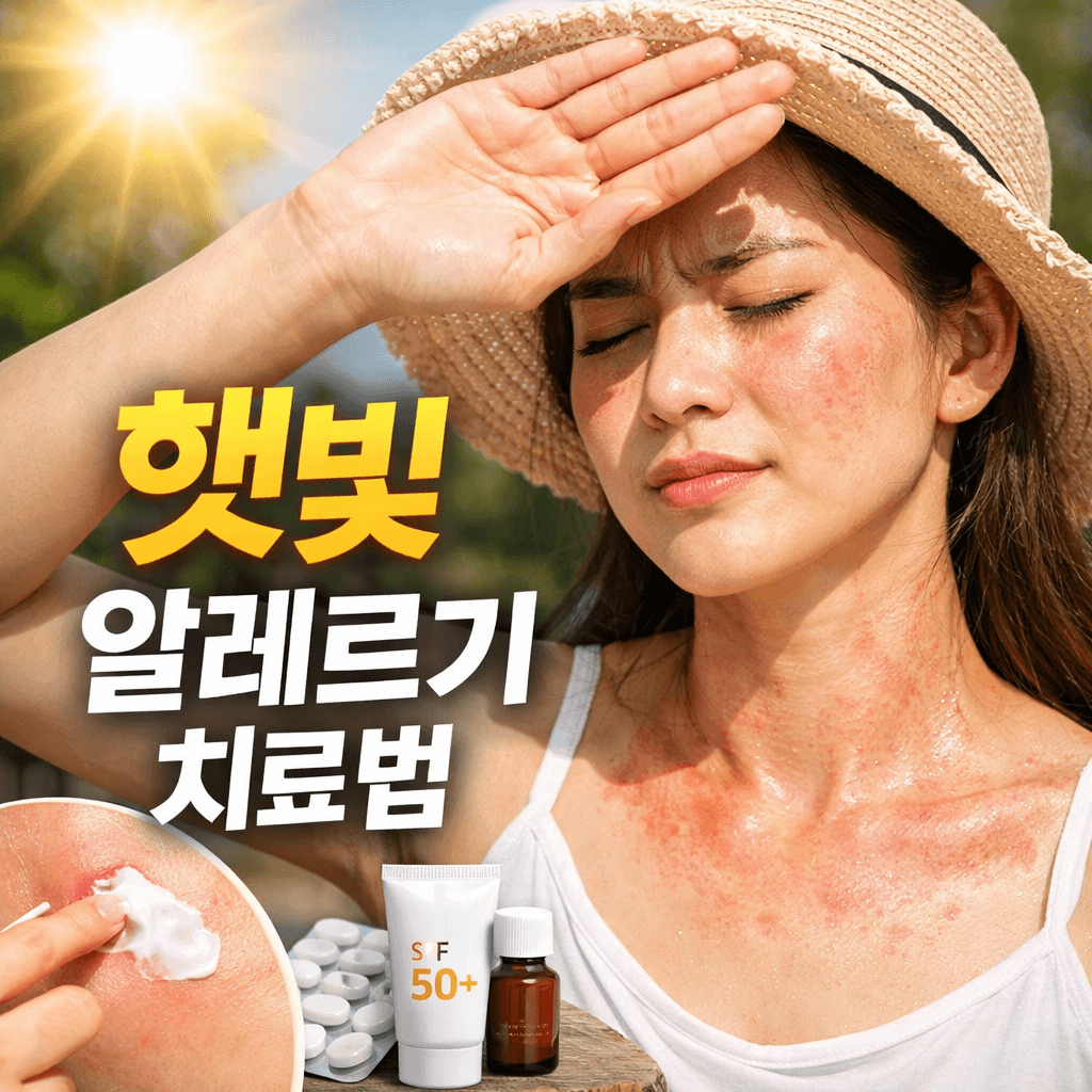 햇빛 알레르기 치료법 완벽 가이드: 피부 가려움 해결하는 방법