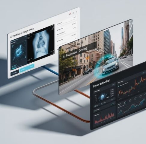 파운데이션 모델 장점과 활용 분야 이미지