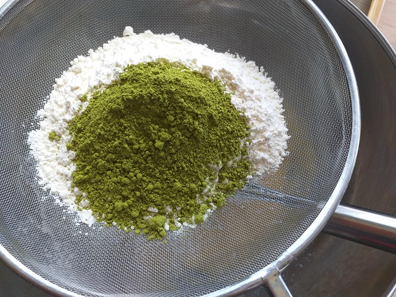 쿠키만들기, 녹차쿠키