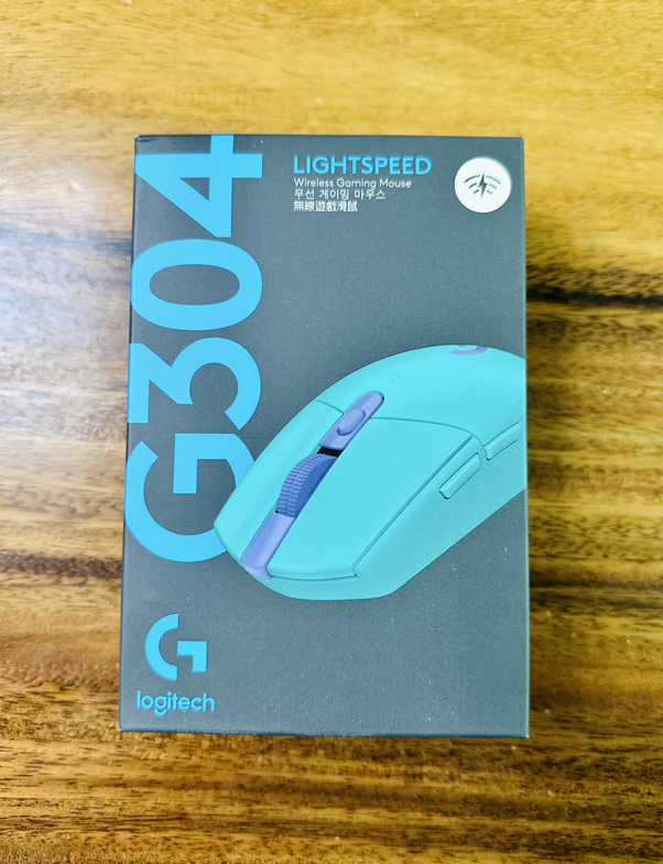 로지텍 G304 무선 마우스 민트 사용 후기 노트북 연결 과정