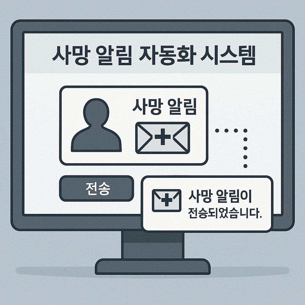 사망 알림 자동화 시스템, 필요성과 한계