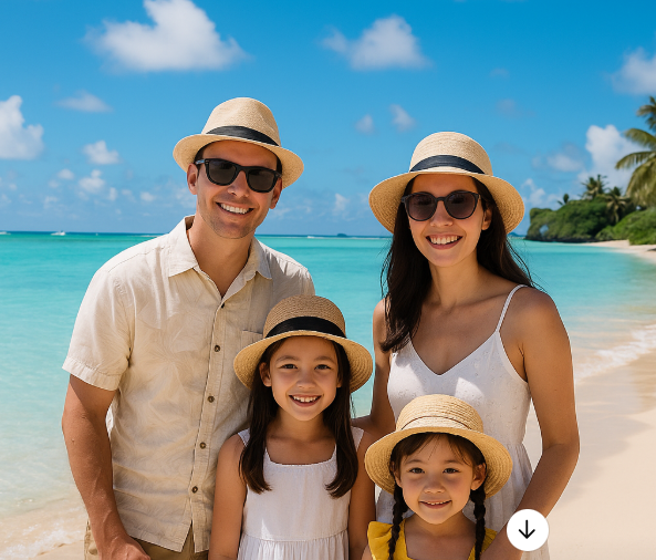 가족 해외여행 괌