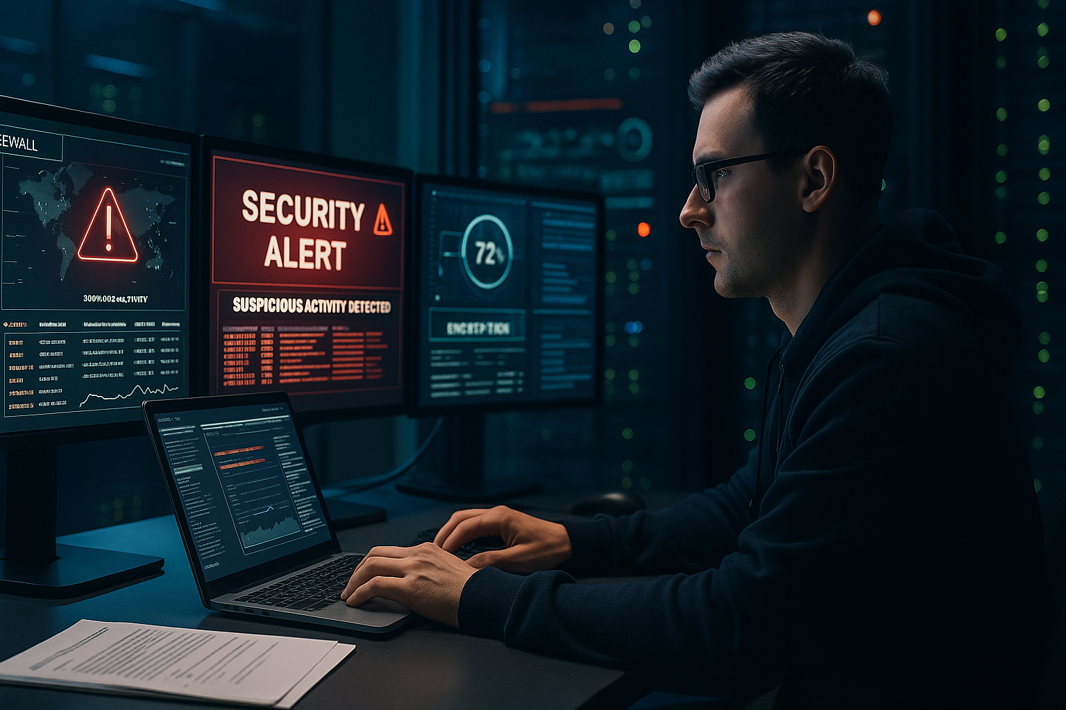 IT 보안 경고 확인