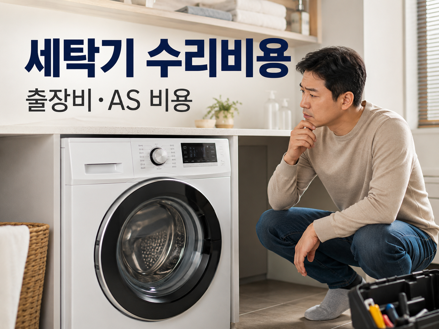 세탁기 수리비용 점검 현장