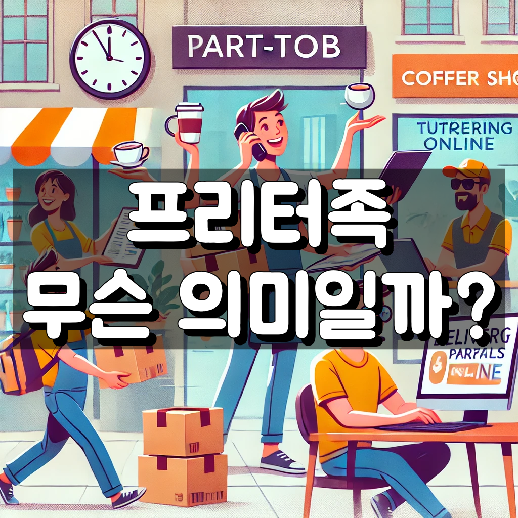 프리터족 뜻 대표 이미지