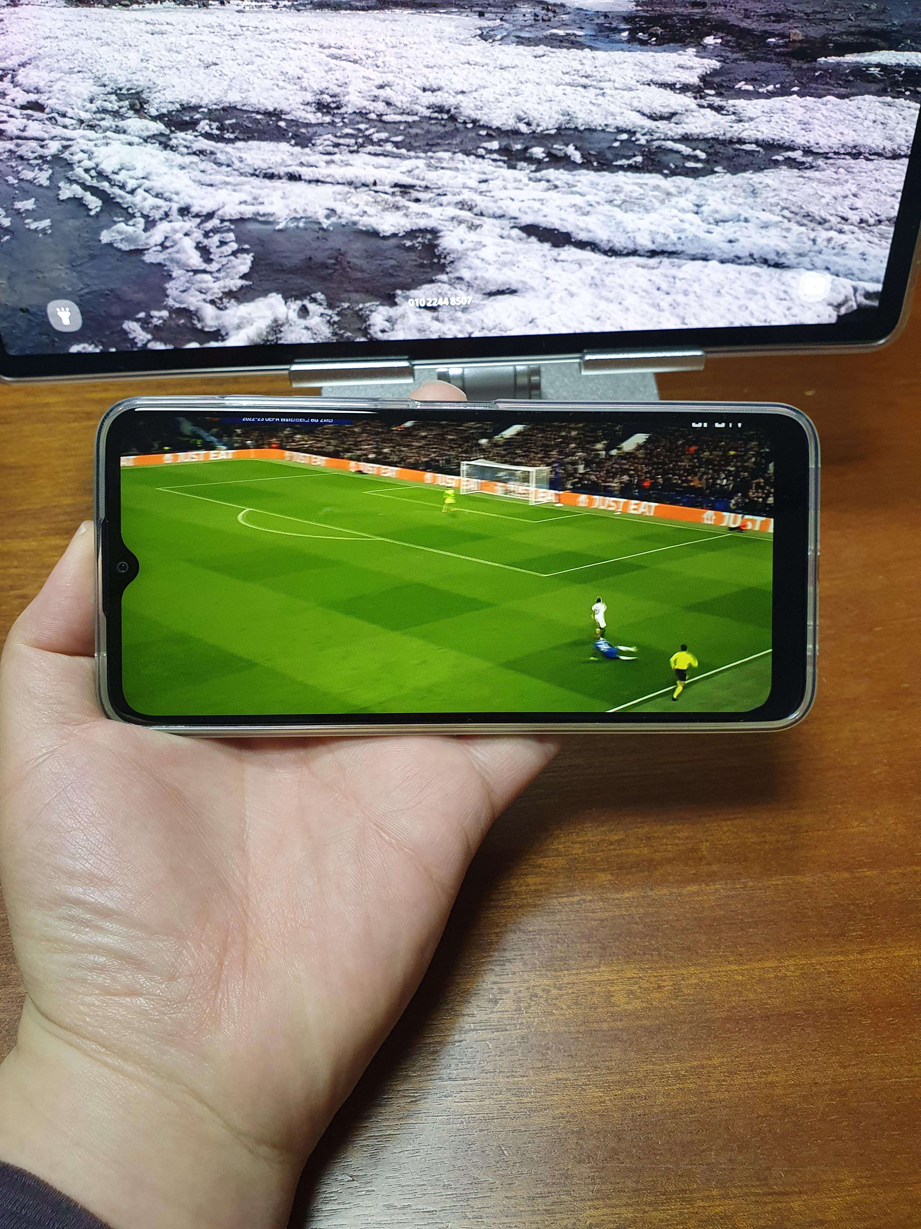 모토로라 G50 5G 유튜브 확장 화면