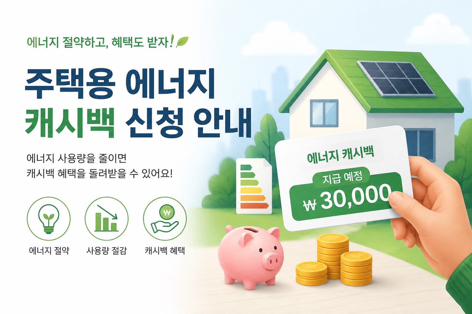 에너지 절약 혜택 받기 안내 이미지