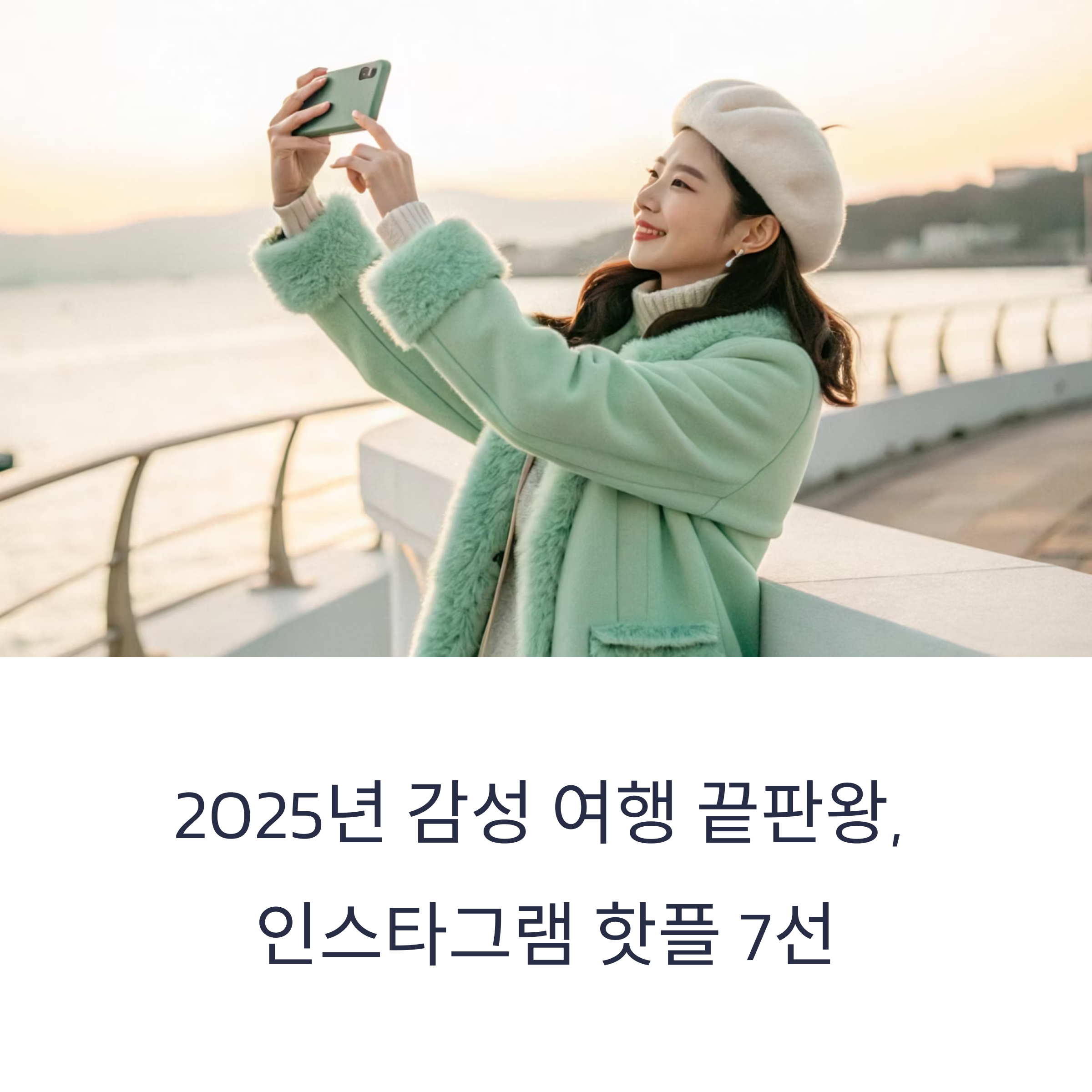 2025년 감성 여행 끝판왕, 인스타그램 핫플 7선 완전 정복