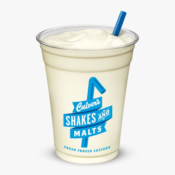 Vanilla Shake (image source: https://www.culvers.com/)