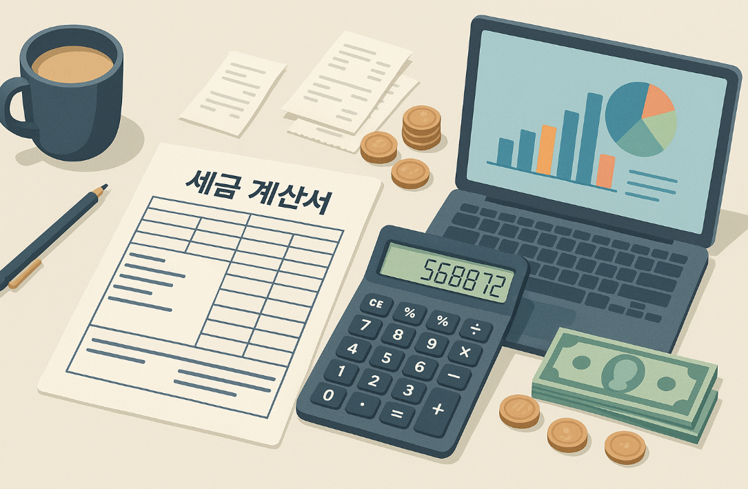 근로소득세 계산 관련 이미지