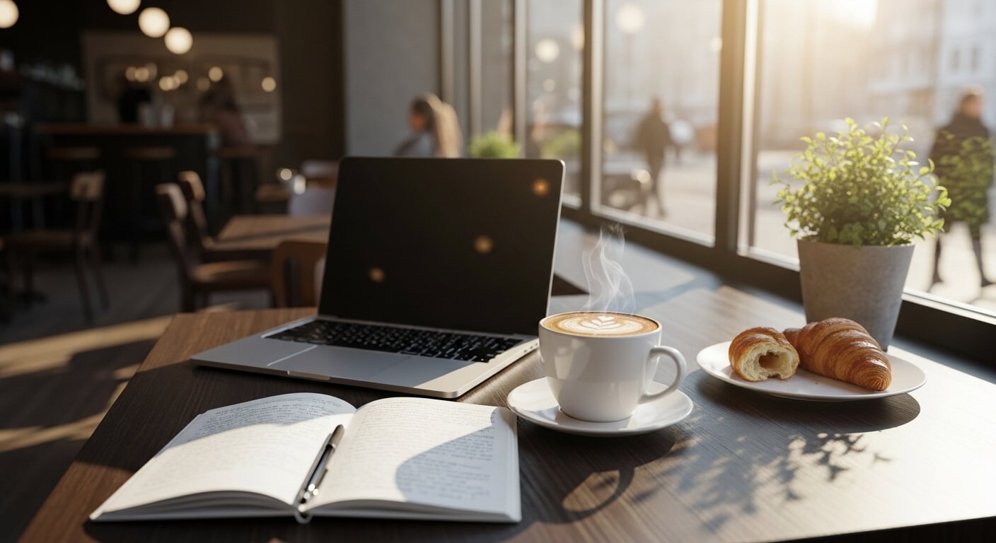 타인을 배려하며 조용히 몰입하는 노마드의 품격 있는 작업대