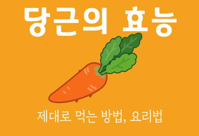 당근의 효능