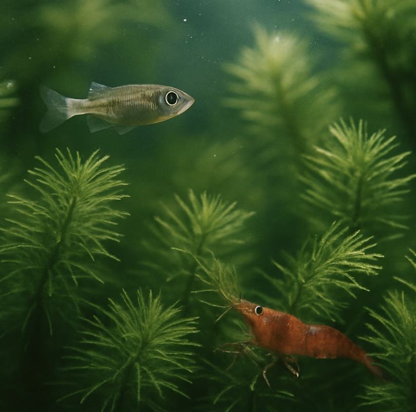 어항을 건강하게 만드는 천연 정수기