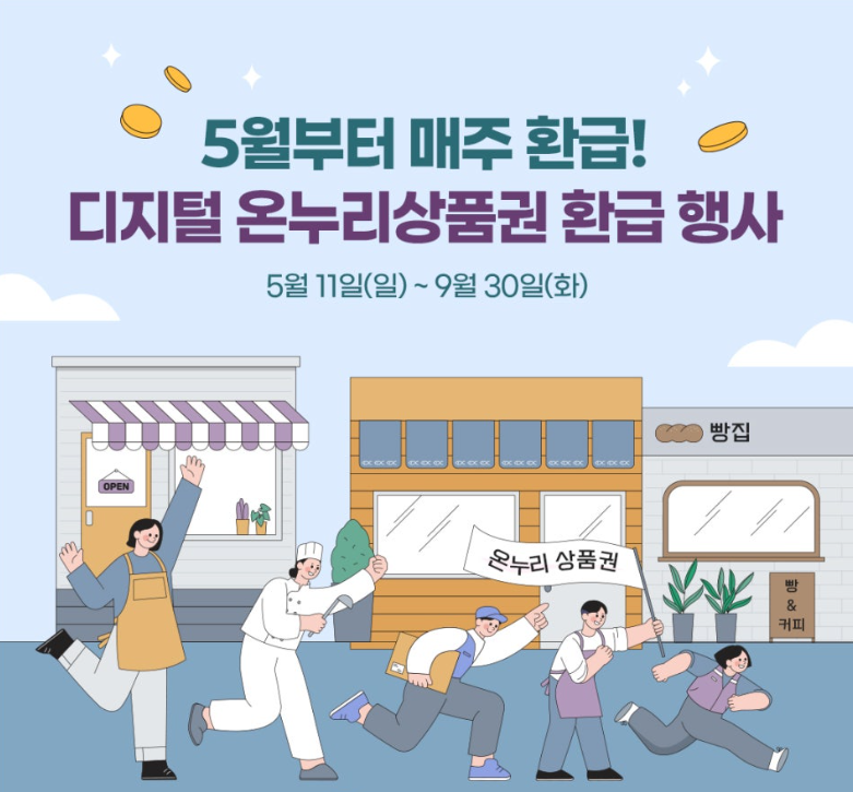 디지털 온누리상품권 사용방법 및 사용처, 환급행사 총정리 - 온누리카드, 온누리상품권 앱