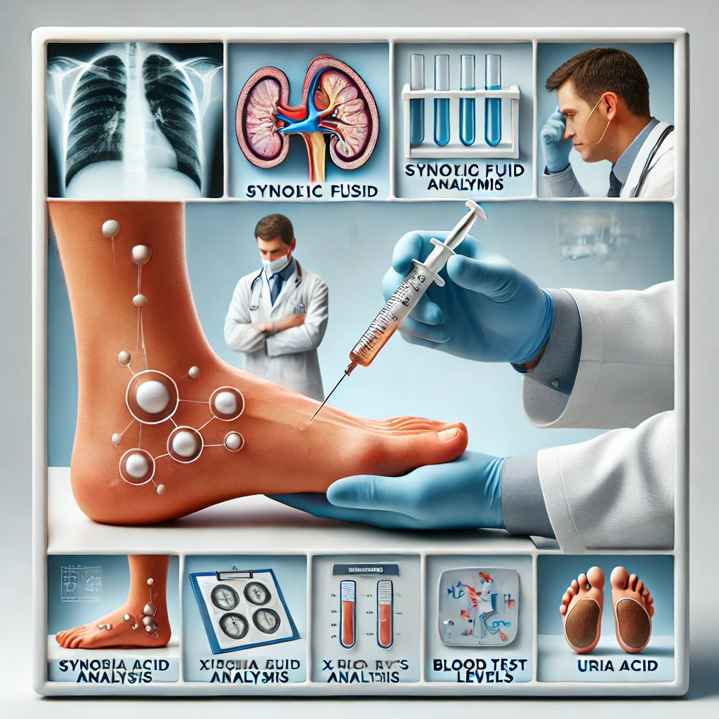 통풍 진단 방법 이미지