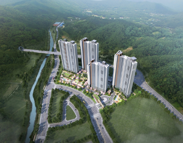 경산 하양 제일풍경채 조감도