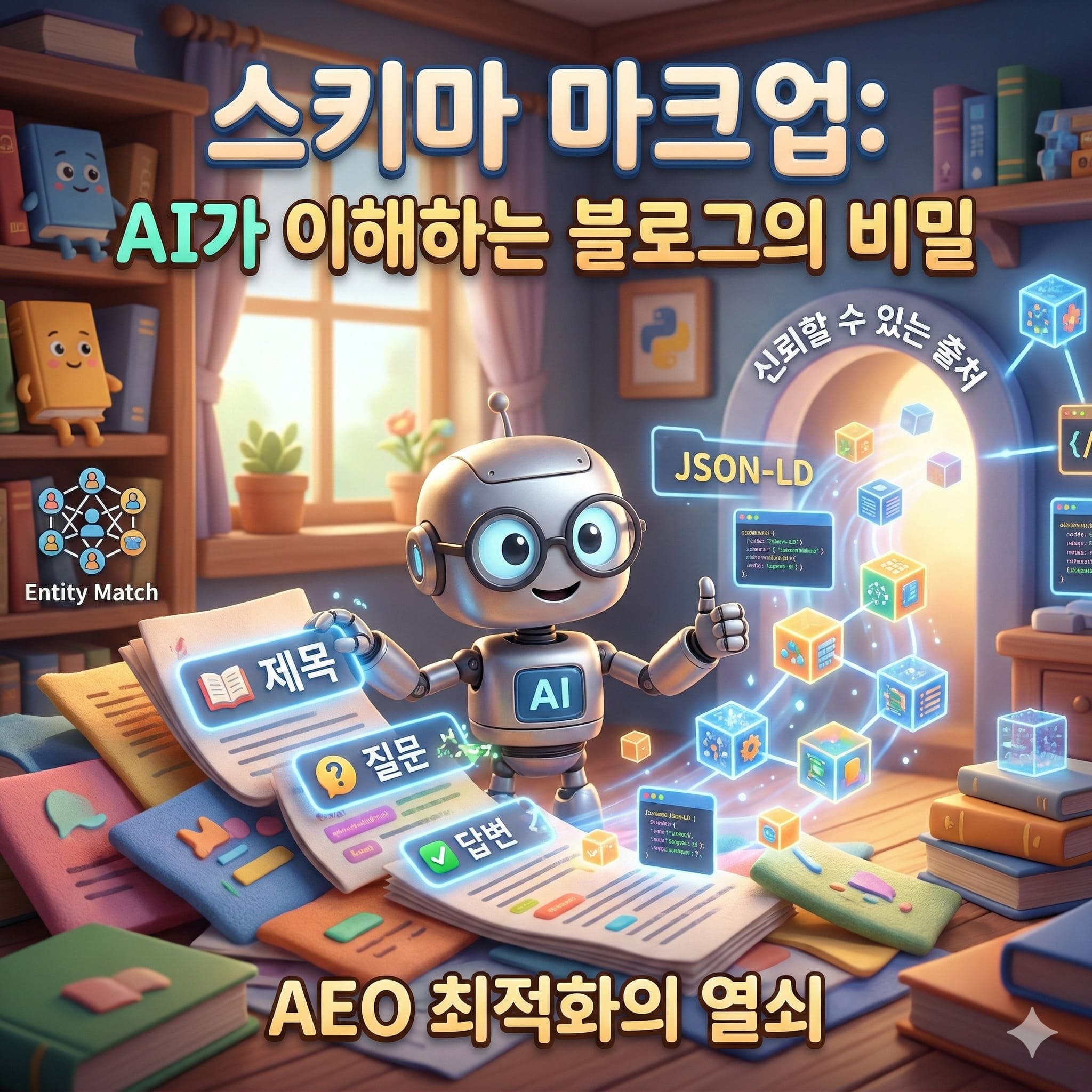 스키마 마크업: AI가 당신의 글을 이해하는 유일한 언어