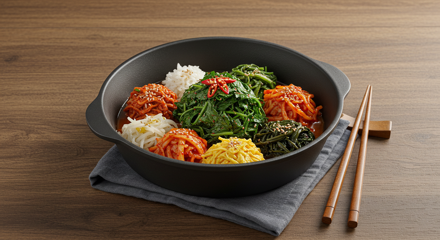 나물은 다이어트에 최적화된 식사예요