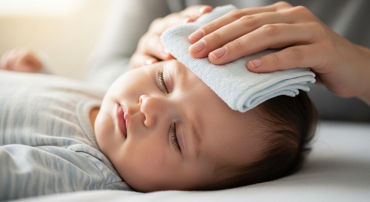 아기 열 내리기