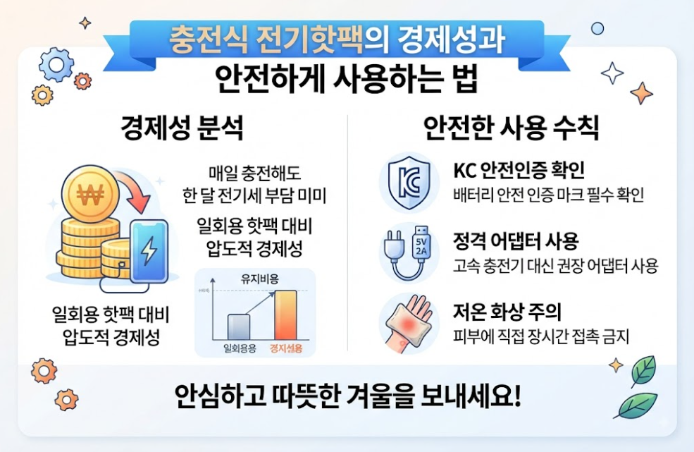 충전식 전기핫팩