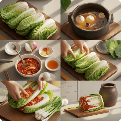 김장김치 맛있게 담는 법 이미지