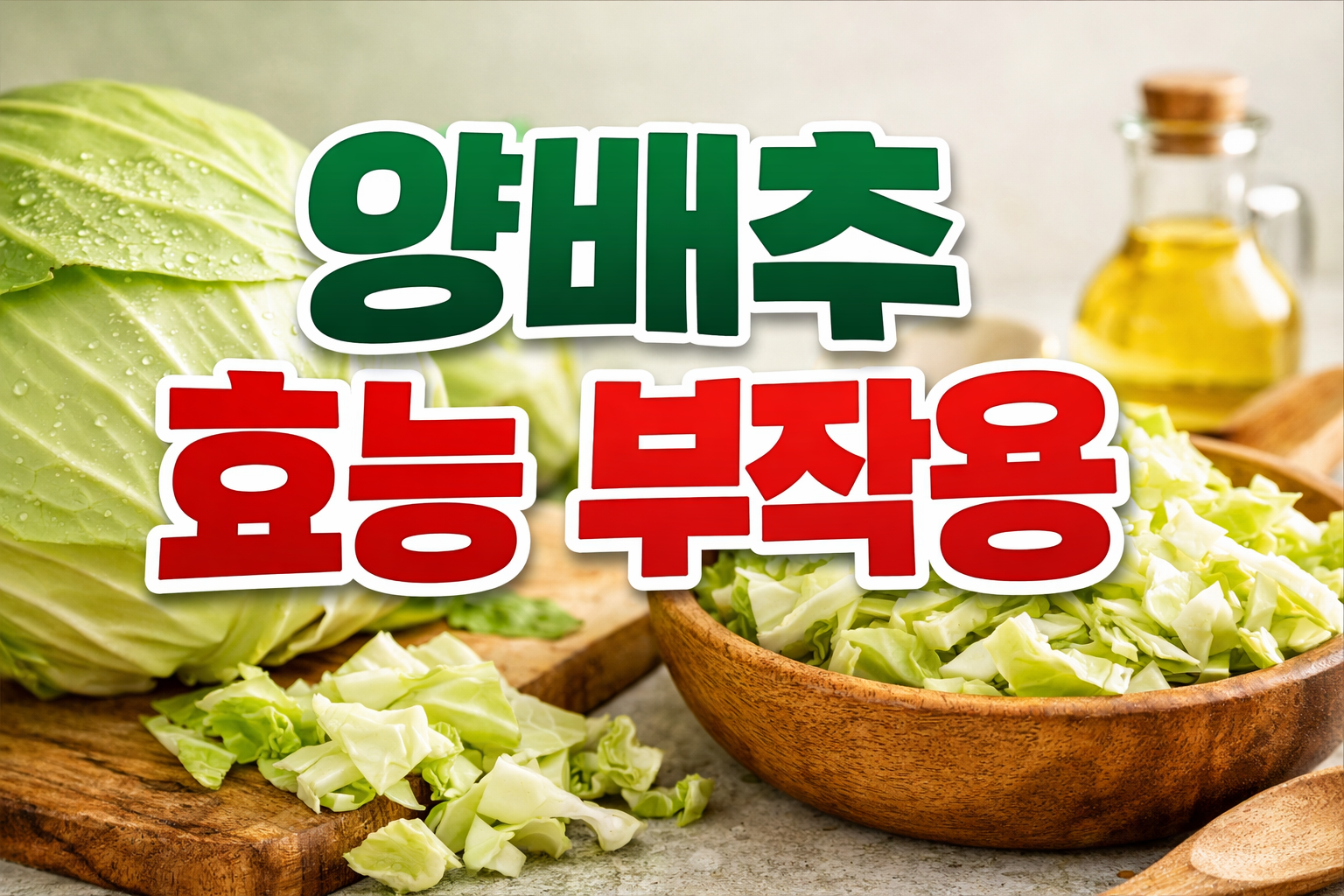 양배추 효능 부작용