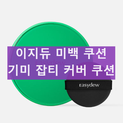 이지듀 기미쿠션 추천 내돈내산 후기와 성분 효과 사용 방법 대웅 이지듀
