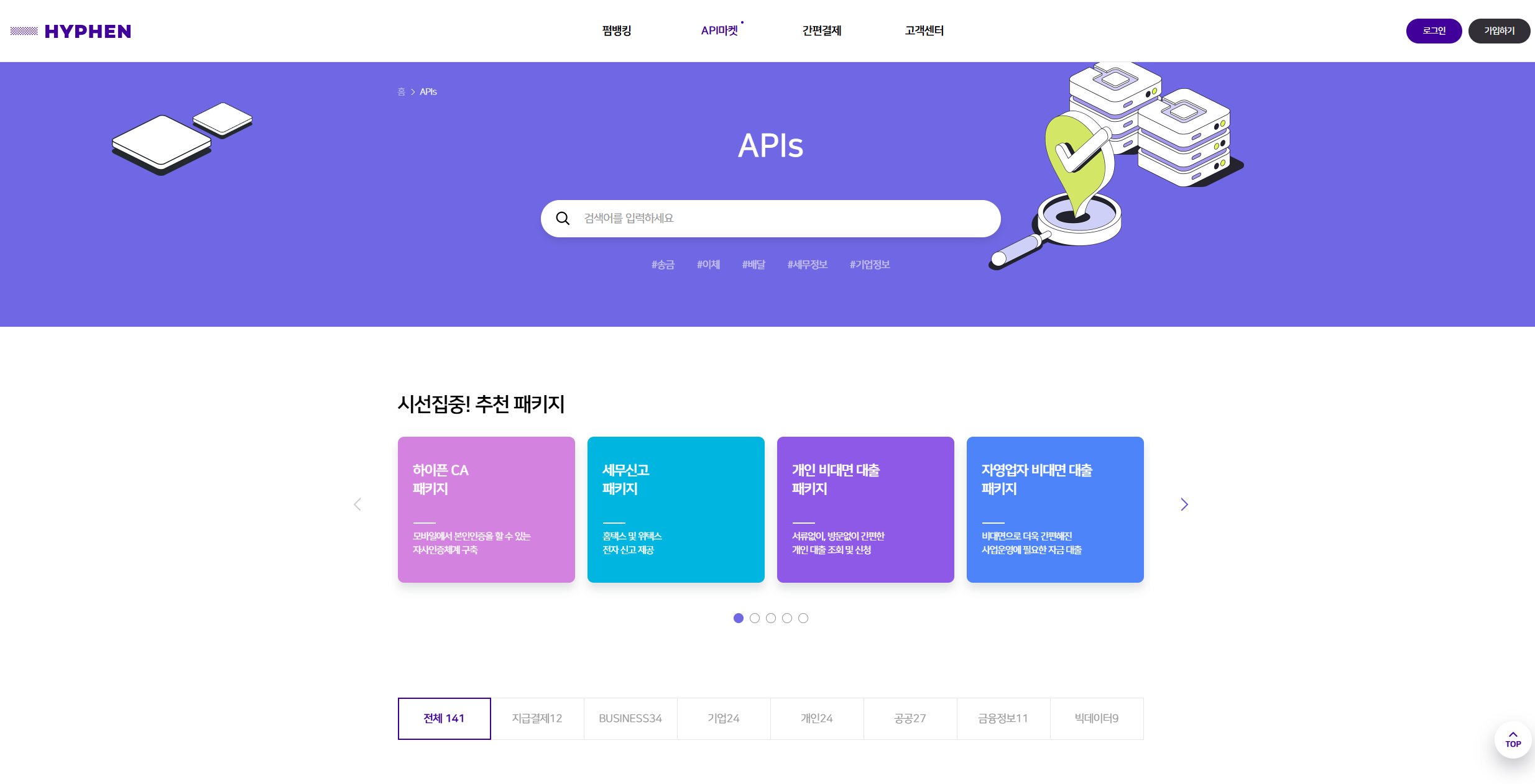 Hyphen Corporation API marketplace platform for fintech data and payment solutions