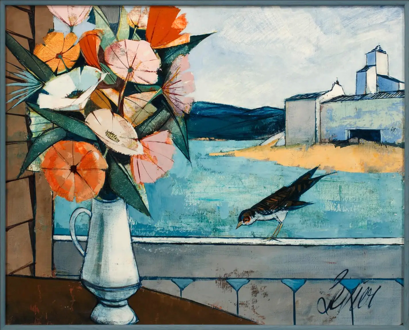 찰스 레비에(Charles Levier), 프랑스, 화가, 1920-2003