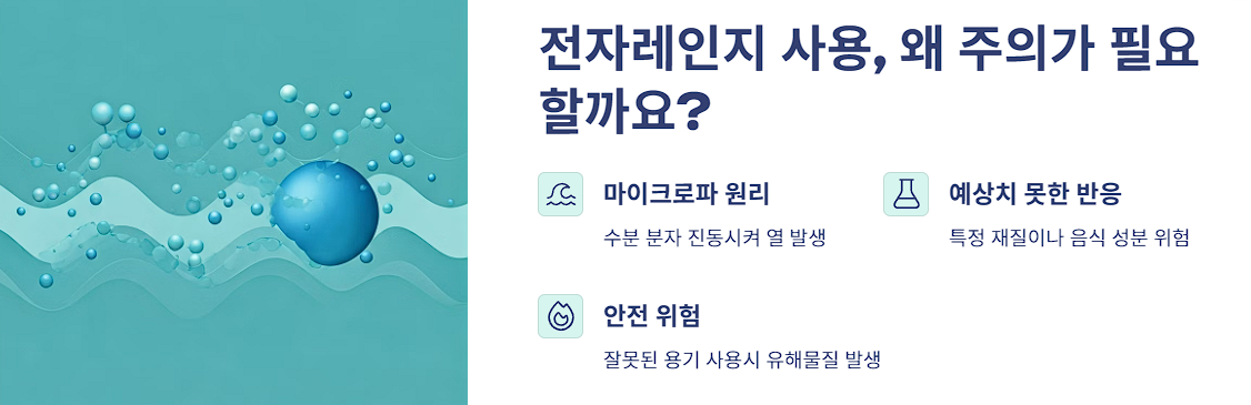 전자레인지 사용, 왜 주의가 필요할까요?