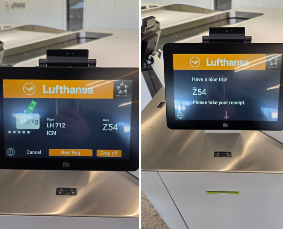 프랑크푸르트 공항→인천 공항 / 수속부터 비행, 그리고 귀국까지.