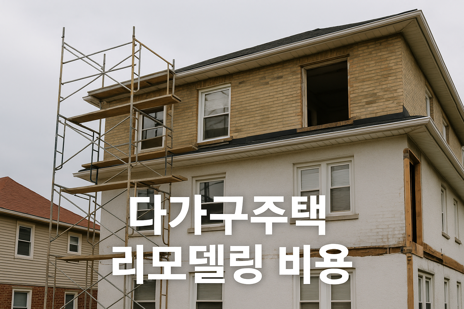 다가구주택 리모델링, 실제 비용부터 예산절감 팁까지 현실 가이드 관련 사진