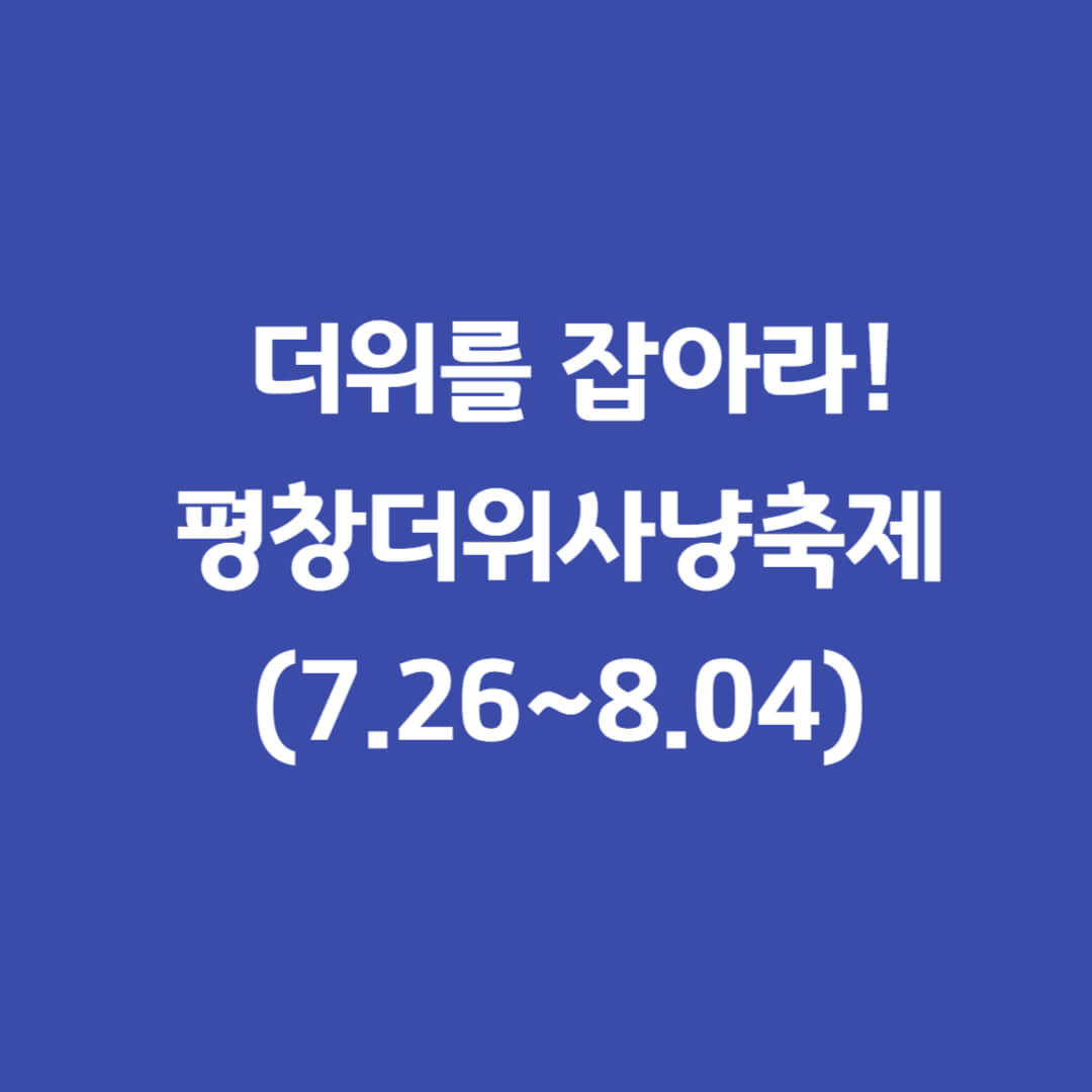 2024-평창더위사냥축제