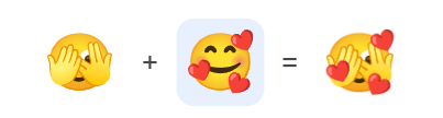 이모지 조합
