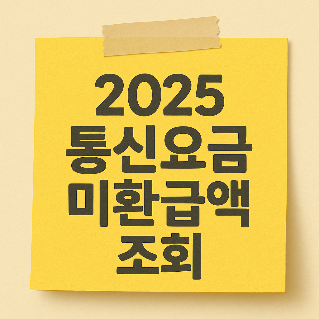 2025 통신요금 미환급액 조회 - 스마트 초이스 , 통신비 환급액 조회, 신청 방법, 휴대 전화, 인터넷, 과오납 요금, 요금 이중 납부