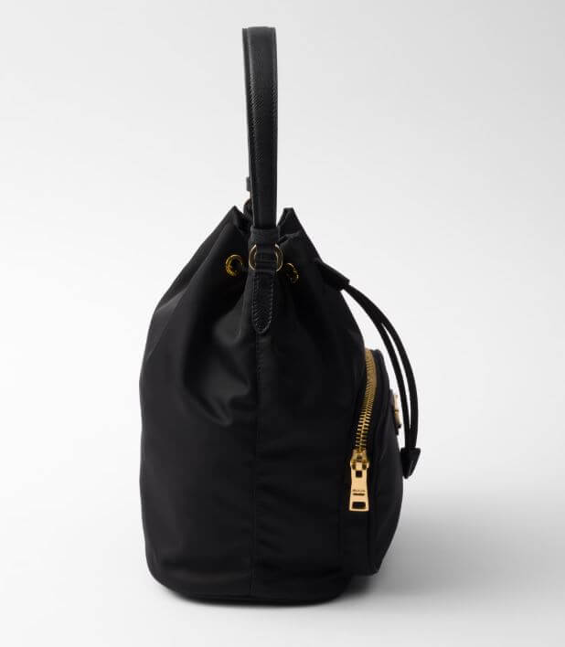 프라다 버킷백 옆면