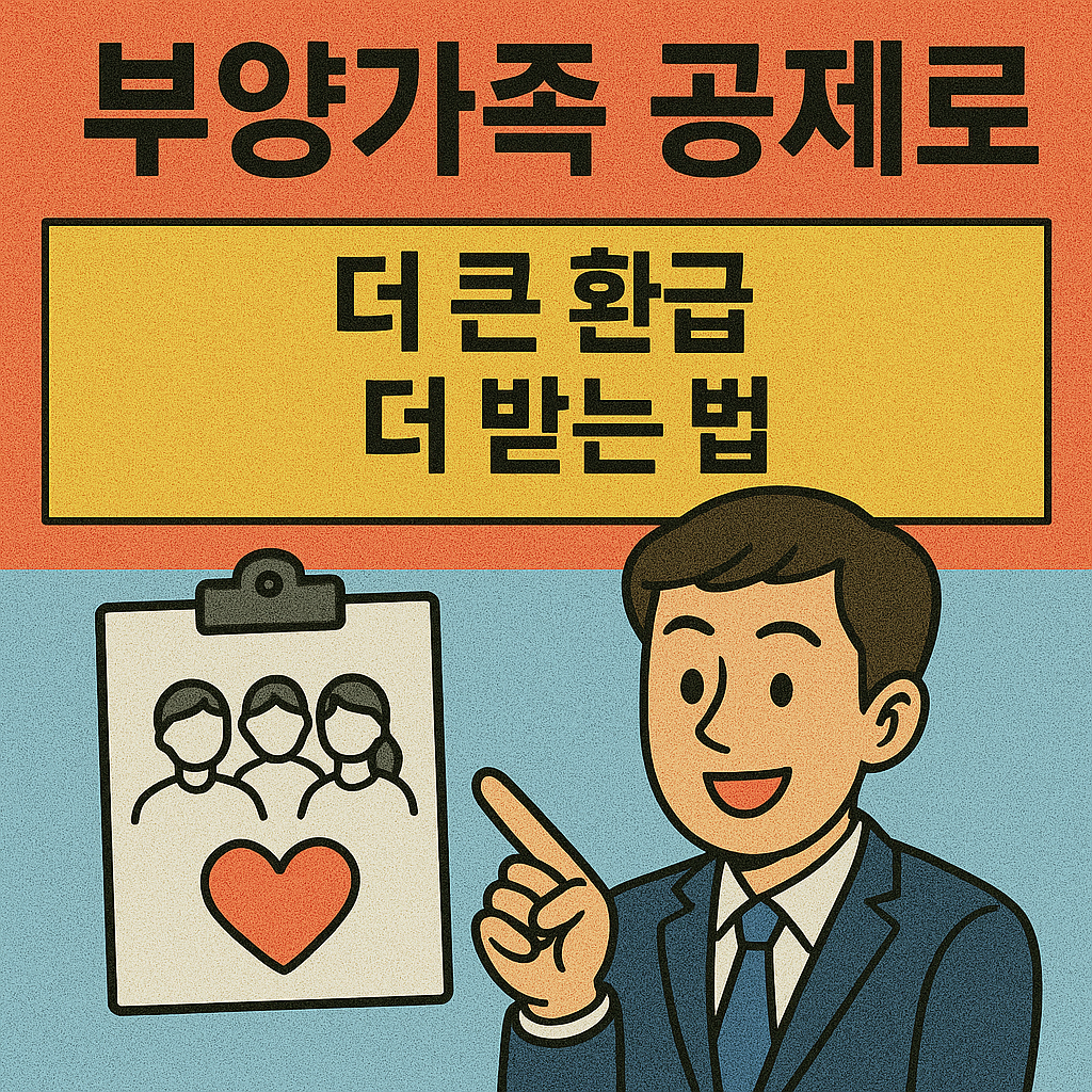 부양가족 공제로 더 큰 환급 받는 법 관련사진