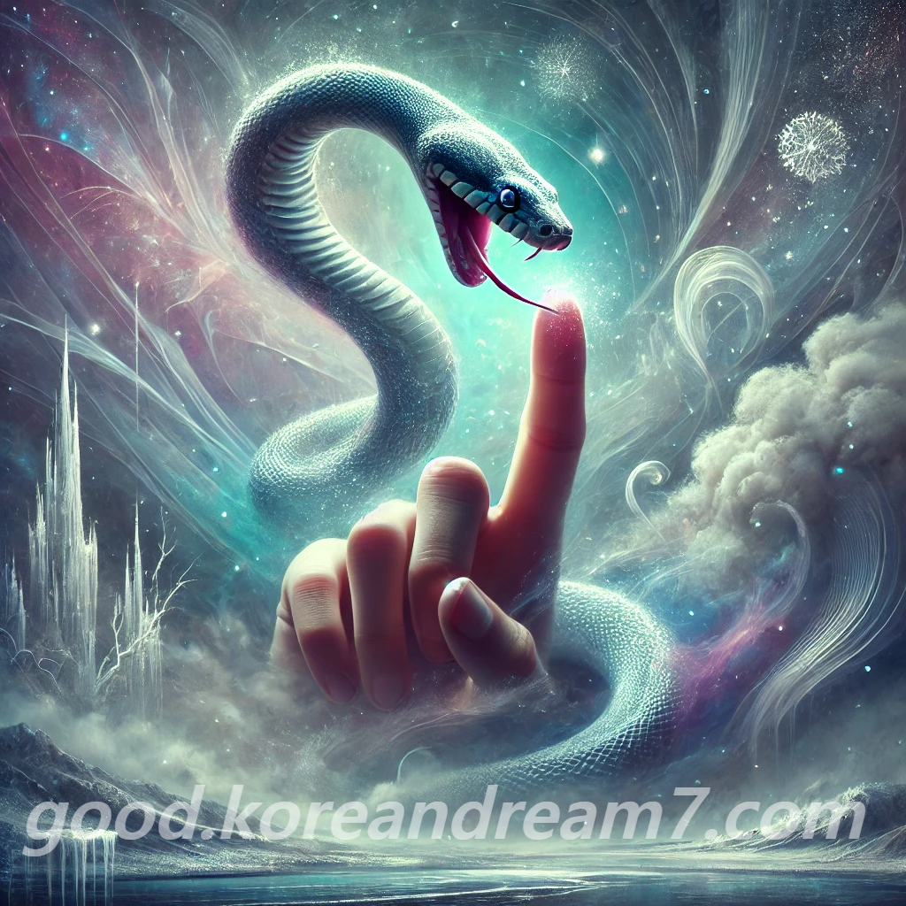 뱀에 손가락 물리는 꿈